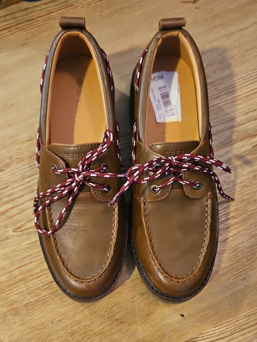 Sperry Womens Original Lug 2-Eye Heeled Boat Shoes
